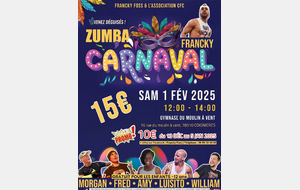 Zumba Carnaval le 01 Fevrier 2025