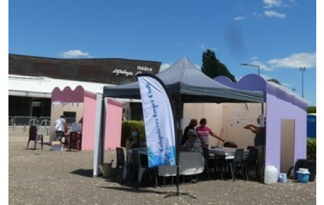 la fête de Coignières : ateliers peinture/modelage/couture