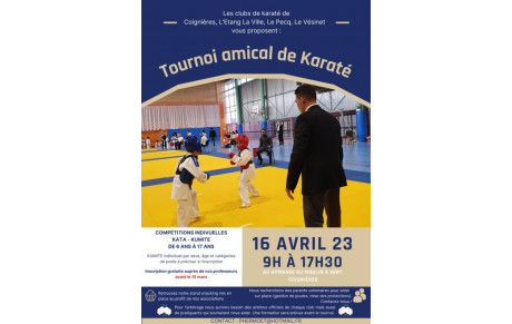 Tournoi de Karaté du 16/04/2023